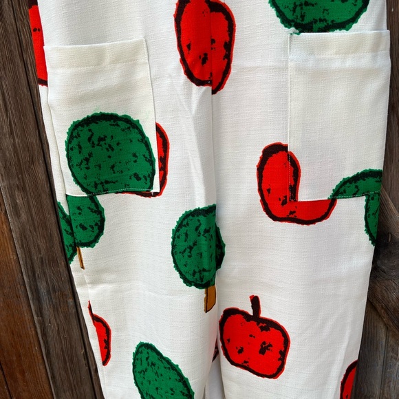 Vintage Sleeveless, Maxi, Crushworthy, Fruit, Poly Blend. NoTags Size 7-8 - Picture 4 of 5